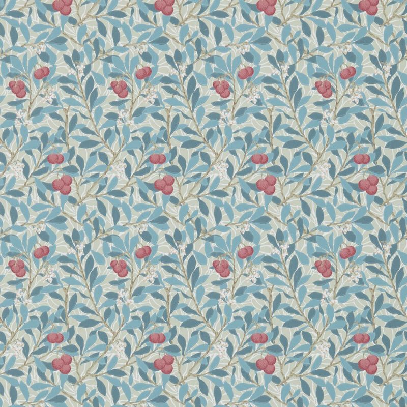 Arbutus Wallpaper Russet Woad | William Morris