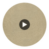 Arcadia - Sandstone Performance Vinyl | Philippe Romano Fabrics Circular Swatch | Philippe Romano Fabrics