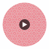 Arielle Coral Marrakesh Wallcovering Circular Swatch | LA Walls
