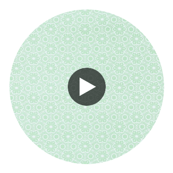 Arielle Mint Marrakesh Wallcovering Circular Swatch | LA Walls
