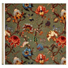 Artemis Velvet Moss Green, Sample