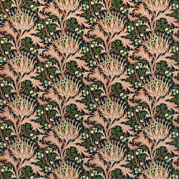 Artichoke Velvet Inky Fingers/Blush | Morris & Co.