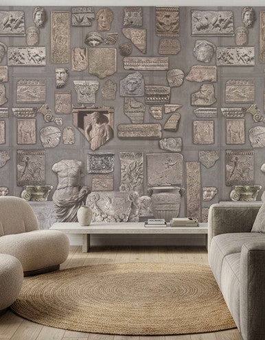 Artifacts Gray | Mural Source