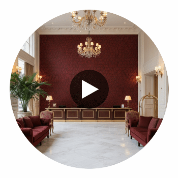 Artisma Croco Vinyl | Hollywood Wallcoverings Circular Swatch | Hollywood Wallcoverings