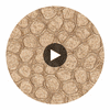 Artisma Croco Vinyl | Hollywood Wallcoverings Circular Swatch | Hollywood Wallcoverings