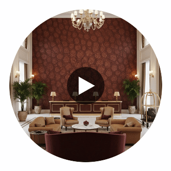Artisma Croco Vinyl | Hollywood Wallcoverings Circular Swatch | Hollywood Wallcoverings