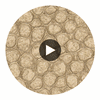 Artisma Croco Vinyl | Hollywood Wallcoverings Circular Swatch | Hollywood Wallcoverings
