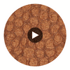 Artisma Croco Vinyl | Hollywood Wallcoverings Circular Swatch | Hollywood Wallcoverings