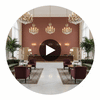 Ashbourne Type II Vinyl | Hollywood Wallcoverings Circular Swatch | Hollywood Wallcoverings