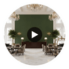 Ashbourne Type II Vinyl | Hollywood Wallcoverings Circular Swatch | Hollywood Wallcoverings