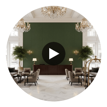 Ashbourne Type II Vinyl | Hollywood Wallcoverings Circular Swatch | Hollywood Wallcoverings