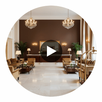 Ashbourne Type II Vinyl | Hollywood Wallcoverings Circular Swatch | Hollywood Wallcoverings