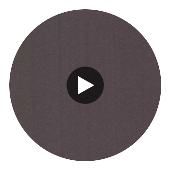 Ashur Black Leather Texture Wallcovering Circular Swatch | LA Walls