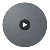 Asilomar - Cerulean Wallcovering | Hollywood Wallcoverings Circular Swatch | Hollywood Wallcoverings