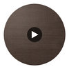 Asilomar - Chestnut Wallcovering | Hollywood Wallcoverings Circular Swatch | Hollywood Wallcoverings