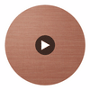 Asilomar - Tangerine Wallcovering | Hollywood Wallcoverings Circular Swatch | Hollywood Wallcoverings