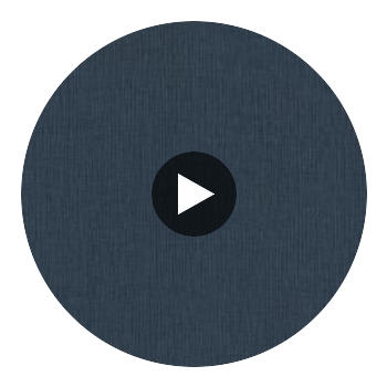 Aspect - Indigo Weave Performance Polyurethane | Philippe Romano Fabrics Circular Swatch | Philippe Romano Fabrics