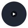 Aspect - Midnight Weave Performance Polyurethane | Philippe Romano Fabrics Circular Swatch | Philippe Romano Fabrics
