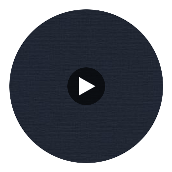 Aspect - Midnight Weave Performance Polyurethane | Philippe Romano Fabrics Circular Swatch | Philippe Romano Fabrics