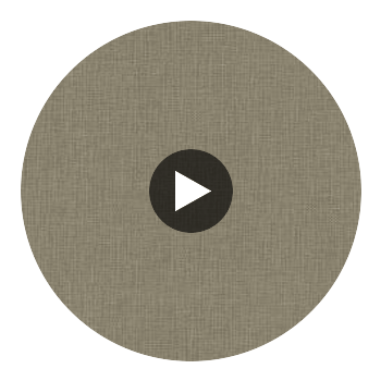 Aspect - Stone Linen Performance Polyurethane | Philippe Romano Fabrics Circular Swatch | Philippe Romano Fabrics