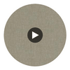 Aspect - Stone Linen Performance Polyurethane | Philippe Romano Fabrics Circular Swatch | Philippe Romano Fabrics