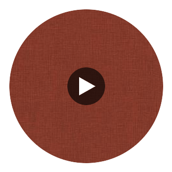 Aspect - Terracotta Performance Polyurethane | Philippe Romano Fabrics Circular Swatch | Philippe Romano Fabrics