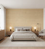Assisi Straw Grasscloth Wallcovering | Fentucci - bedroom room setting
