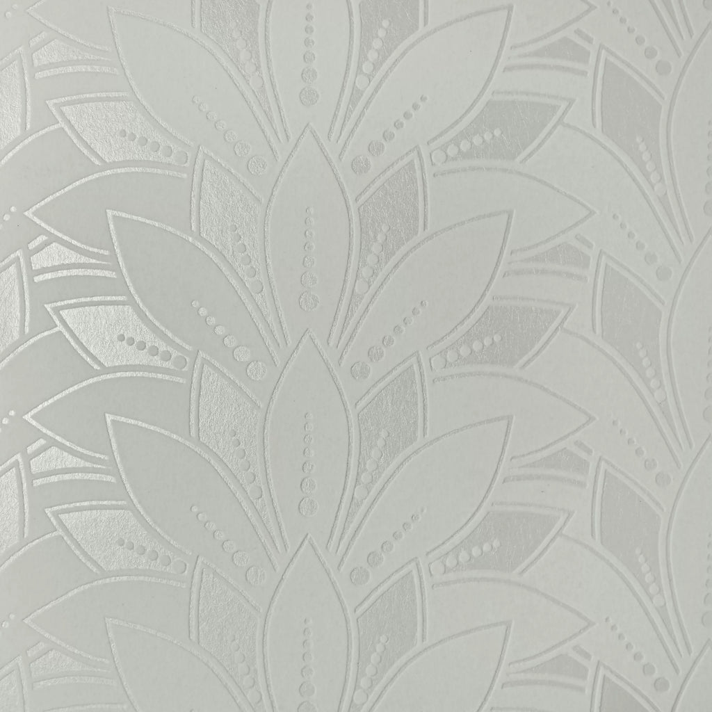 Astoria Ivory Flock Wallpaper - Image 2