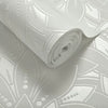 Astoria Ivory Flock Wallpaper - Image 1