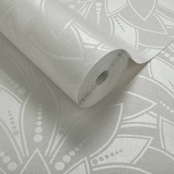 Astoria Pearl - Cream Wallcovering | 1838 Wallcoverings