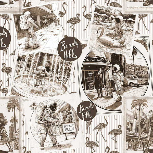 Astronaut Chic Retro | Architectural Wallcoverings
