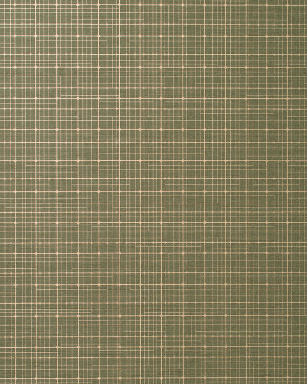 Athens Geo-Metro Garden Plot Wallcovering | Phillipe Romano