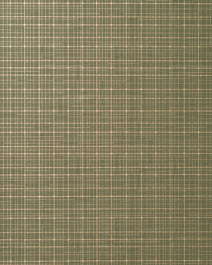 Athens Geo-Metro Garden Plot Wallcovering | Phillipe Romano