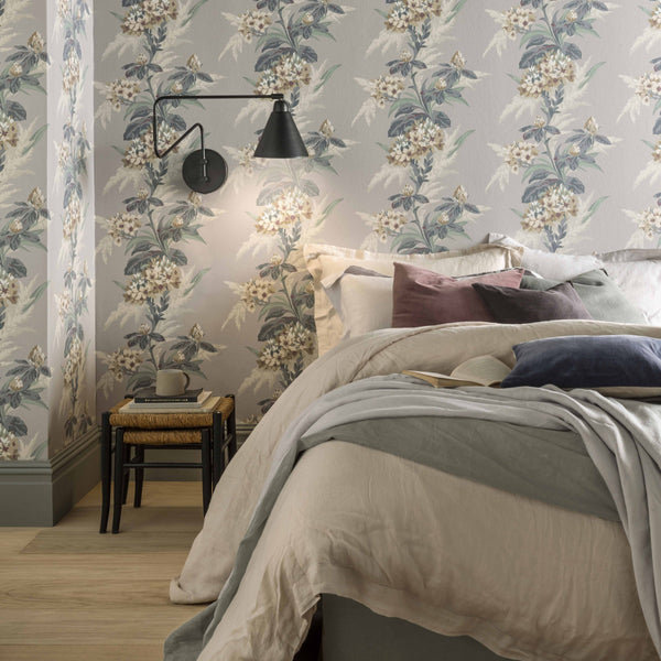 Aurora Mist - Grey Wallcovering | 1838 Wallcoverings