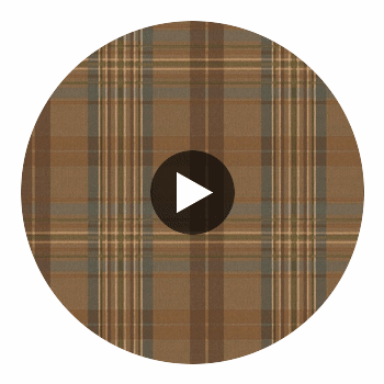 Austin Blue Plaid Wallcovering Circular Swatch | LA Walls