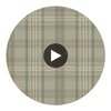 Austin Grey Plaid Wallcovering Circular Swatch | LA Walls