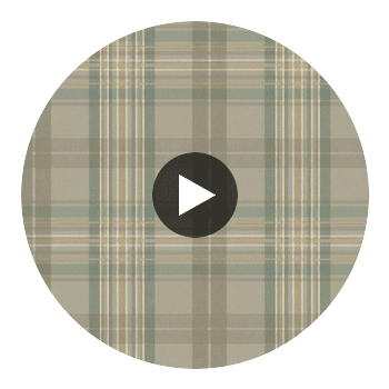 Austin Grey Plaid Wallcovering Circular Swatch | LA Walls