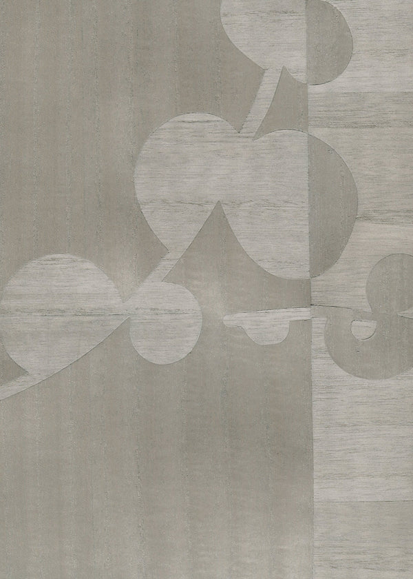 Ajiro Vineyard Silver Birch Luster - Gray Wallcovering | Maya Romanoff
