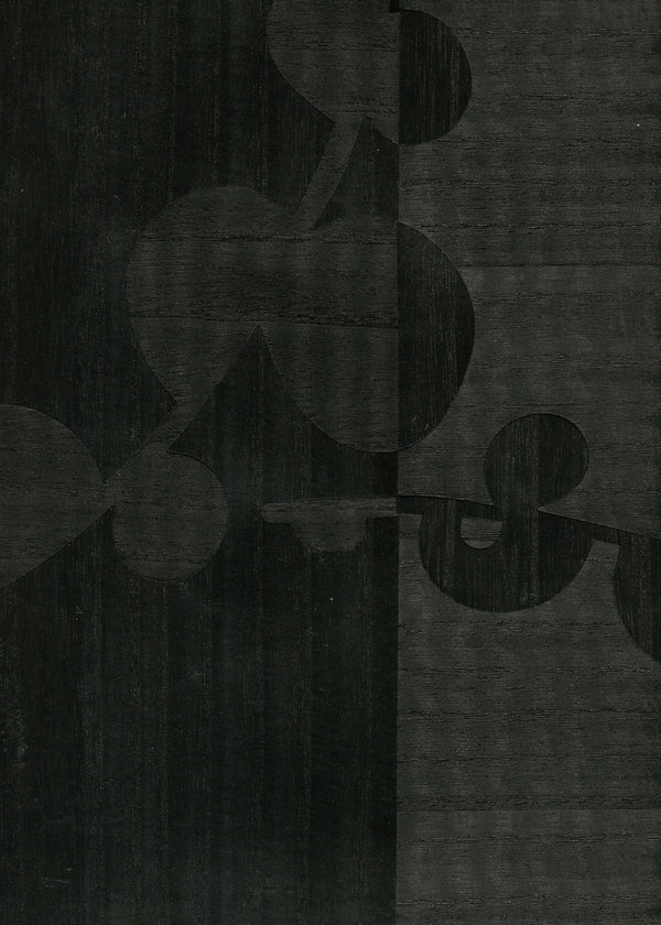 Ajiro Vineyard Ebony Luster - Charcoal Wallcovering | Maya Romanoff