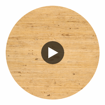 Avorio Sand Grasscloth Wallcovering | Fentucci Circular Swatch | DW