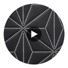 Axis - Axis Etched Polyurethane | Philippe Romano Fabrics Circular Swatch | Philippe Romano Fabrics