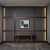 Analog - Graphite Etched Polyurethane Upholstered Wall Panel | Architectural Fabrics