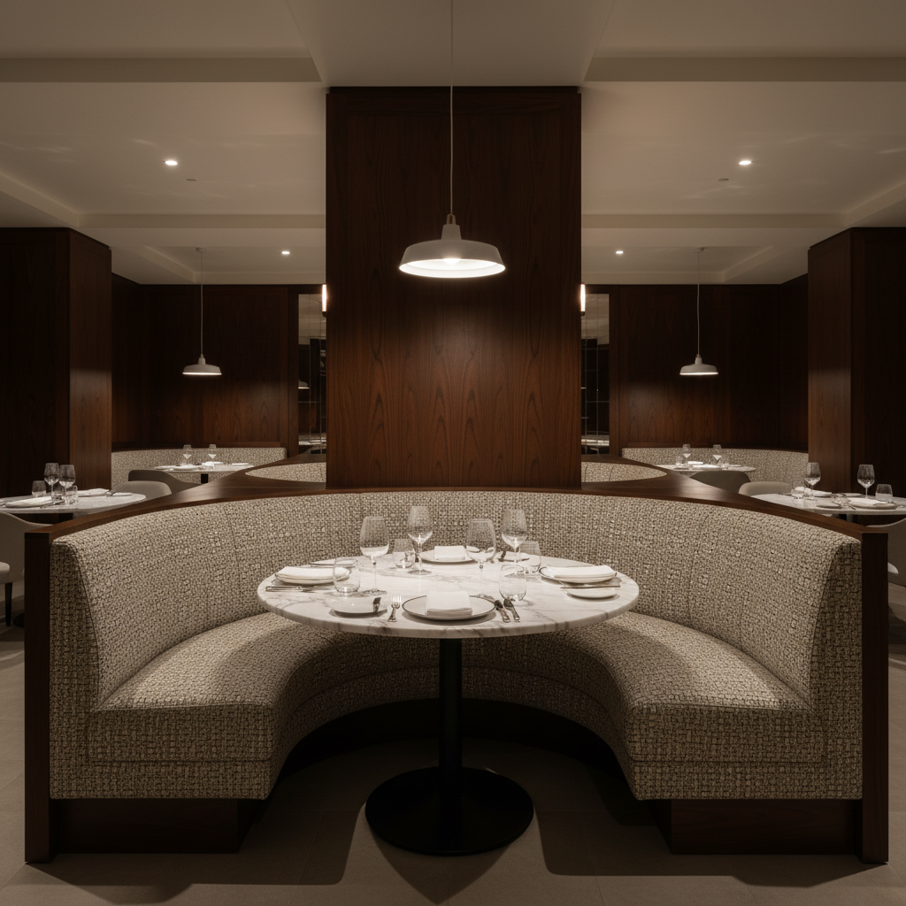 Turks Landing - Trail Upholstered Banquette | Architectural Fabrics
