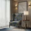 Trellis Bay - Limeade Upholstered Chair | Architectural Fabrics