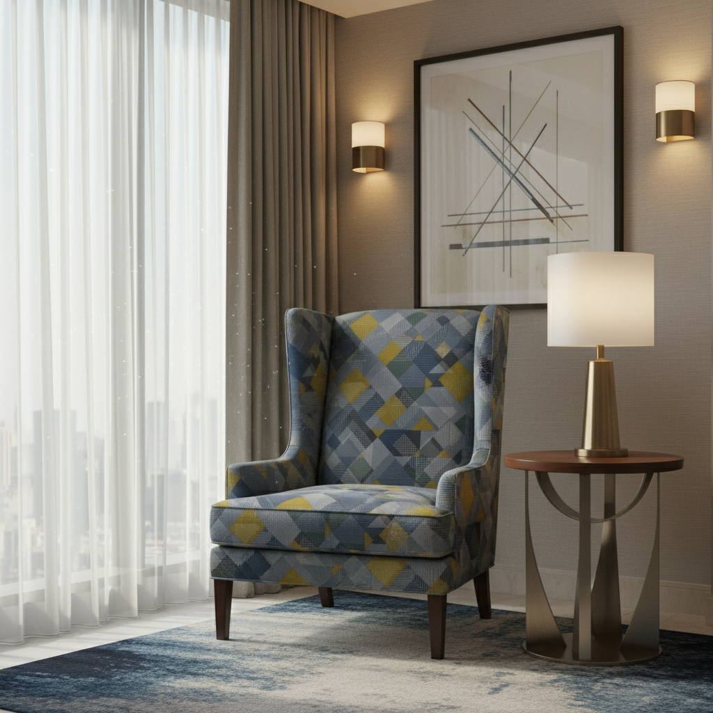 Trellis Bay - Limeade Upholstered Chair | Architectural Fabrics