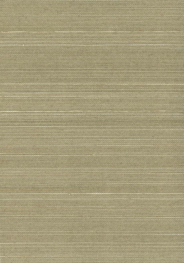 Wellfleet-Olive Gray Abaca Wallcovering | Phillipe Romano — ABAC-500080