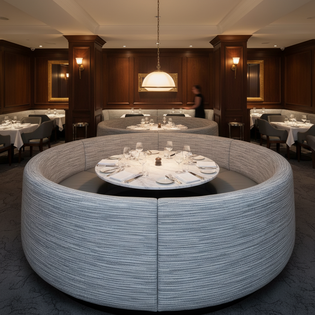 Azores - Azores Tekloom Performance Upholstered Banquette | Architectural Fabrics