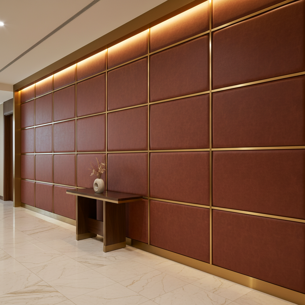 Kralendijk - Carmine Upholstered Wall Panel | Architectural Fabrics