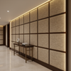 Woven Crosshatch Texture Neutral Beige Upholstered Wall Panel | Architectural Fabrics