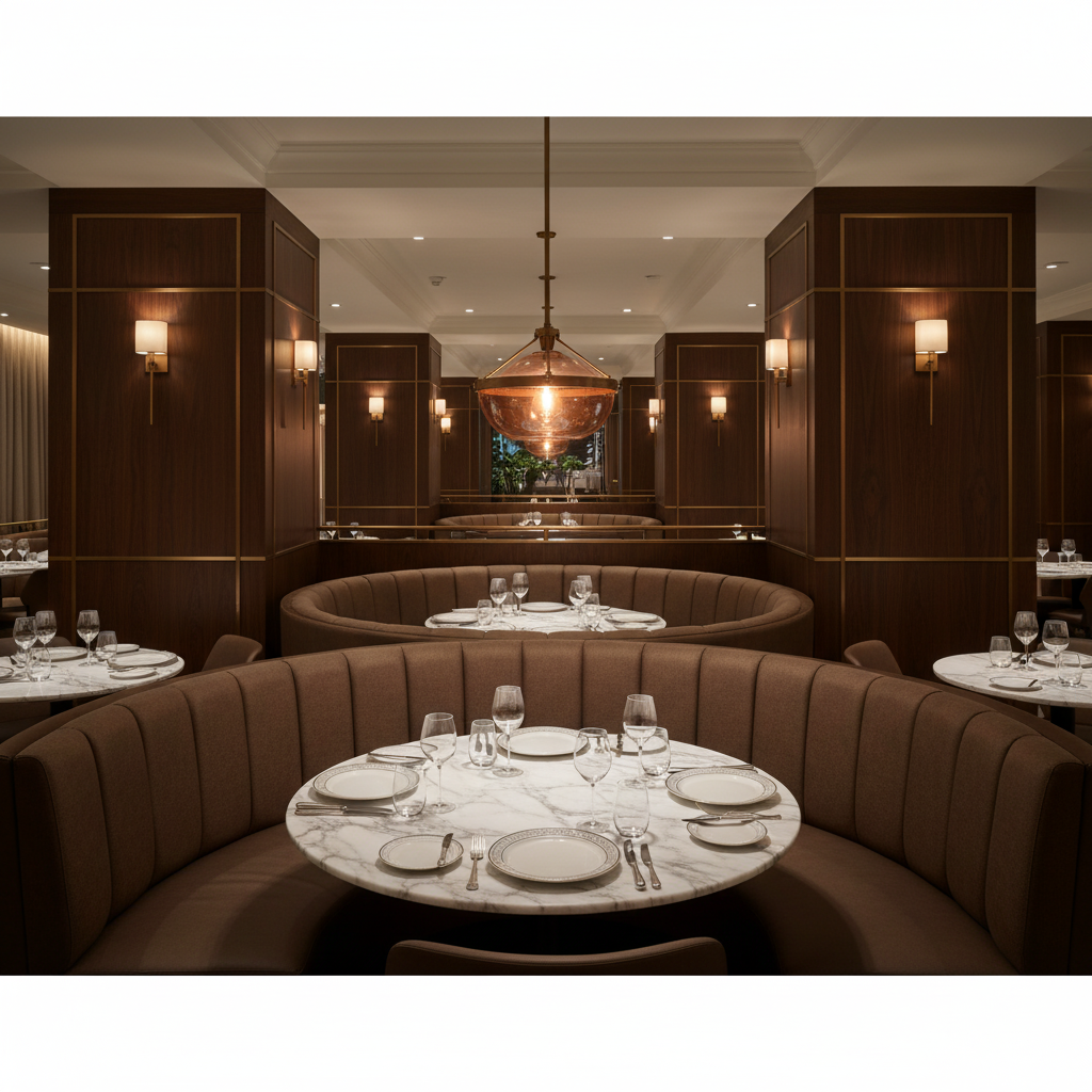 Aire Pebbled - Cocoa Bean Breathable Polyurethane Upholstered Banquette | Architectural Fabrics